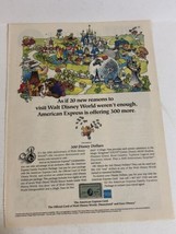 1992 Walt Disney World 20th Anniversary vintage Print Ad Advertisement pa7 - £6.99 GBP