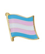 TRANSGENDER FLAG PIN 0.5&quot; Trans Pride LGBTQ Hat Jacket Tie Tack Lapel Ba... - €5,89 EUR
