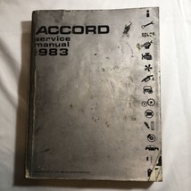 1983 Honda Accord Service Manual First Edition Automotive Repair Shop Book - $11.26