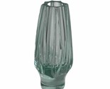 Bohemian Czech Aqua Sea Foam Green Crystal Glass Cut Vase by Antonin Dro... - $97.99