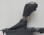 Center floor console shift knob lever +leather boot for Impala.Black tan... - $35.99