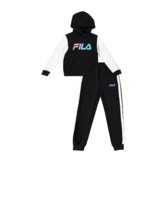 Fila Little Girls 2-pc. Pant Set Black Size 4 - $28.04