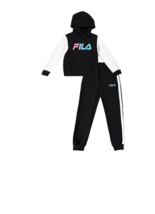 Fila Little Girls 2-pc. Pant Set Black Size 4 - £22.38 GBP