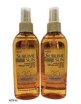 L&#39;Oreal Paris Sublime Sun Sheer Protect SPF 30 Oil Spray 5 oz each SET OF 2 - £39.51 GBP