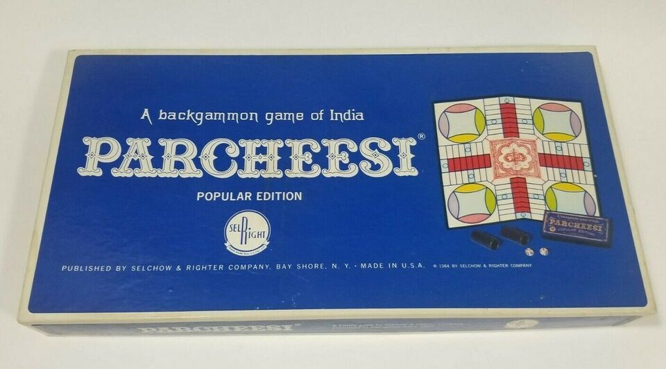 1964 Parcheesi Popular Edition #110 Vintage Board Game SelRight Games - $11.00