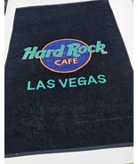 Vintage Hard Rock Cafe Las Vegas Black Beach Towel 58x36-Read DESCRIPTION  - $24.70