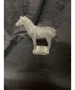 Vintage Chinese Terracotta Soldier Warrior Horse Mini Statue Figurine - £15.69 GBP