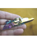 (R1-47) iridescent Aurora Crystal quartz titanium GEM gemstone Aura spec... - €40,59 EUR