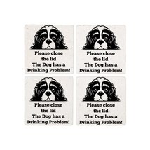 CAVALIER KING CHARLES TOILET DRINKING PROBLEM Coasters - £27.00 GBP