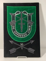 1st Battalion, 10TH Special Forces Group, Large Embroidered Banner, Circa 1991 - $150.00