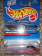 2000 Hot Wheels Collector #176 SOLAR EAGLE III Red/Silver - $3.99