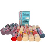 46 Bernat Craftsman Pre-Cut Rug Yarn 2 Boxes 100% Virgin Wool Assorted E... - $1,583.27 MXN