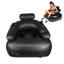 Inflatable Sex Sofa Bdsm Game Sex Chair Lovers Play Chair With Bondage Handcuff  - £58.46 GBP
