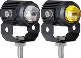Zmoon Motorcycle LED Driving Fog Lights 60W White - £50.33 GBP