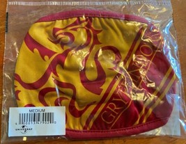 New Universal Studios Wizarding World Harry Potter Gryffindor Face Mask Sz Med - £4.70 GBP