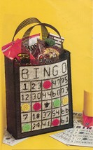 Plastic Canvas Bingo Tote Crossword Puzzle Tissue Cover Afghan Potholder Pattern - $11.99
