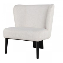 White Faux Leather Wingback Accent Chair - $18,104.45 MXN