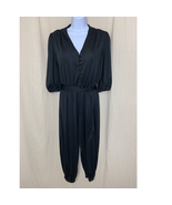 Vintage 1960s Stellas Disco Party Dancing Satin Groovy Glam Jumpsuit Jum... - $65.00