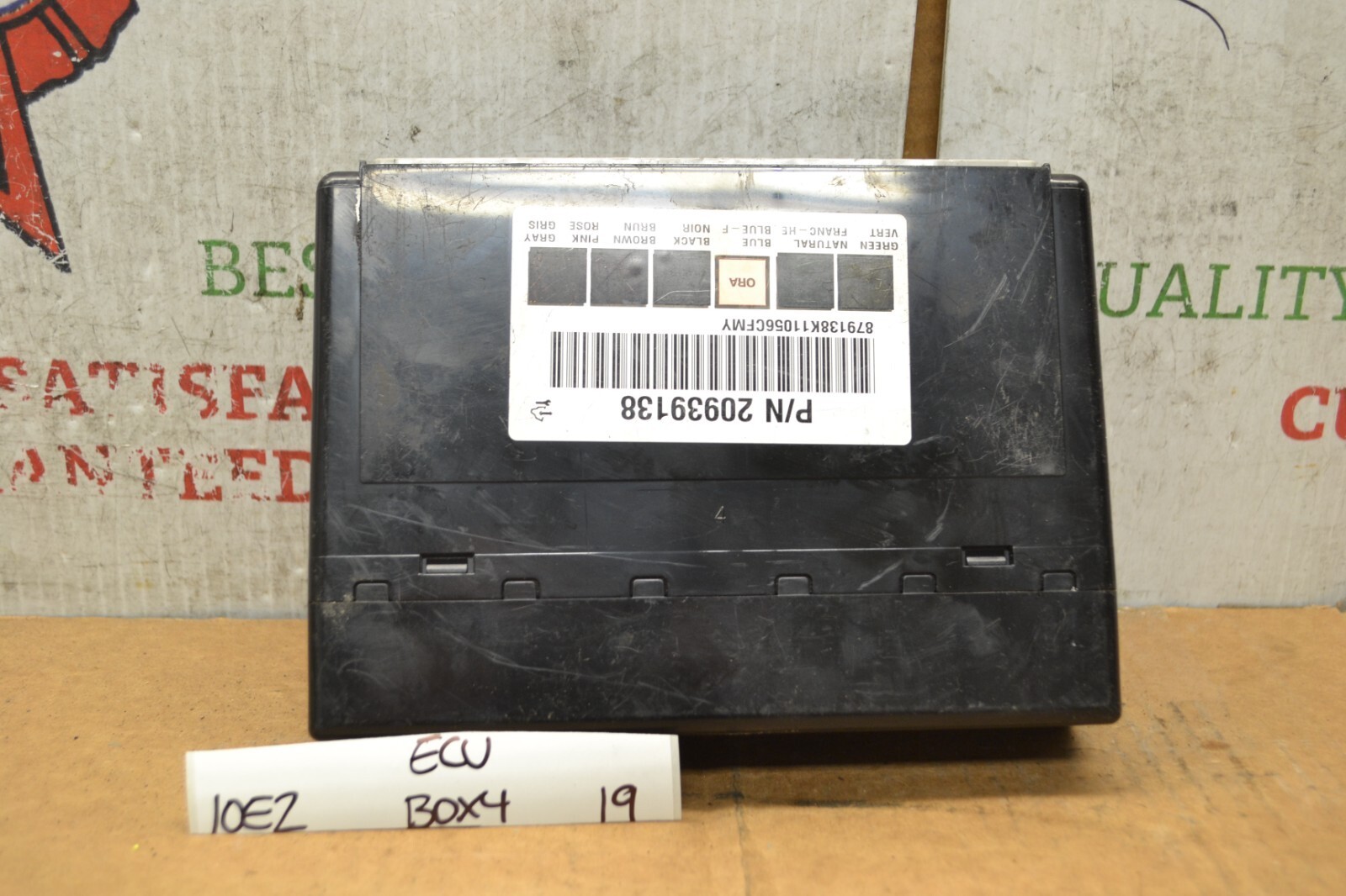 2011-14 GMC Sierra Body Control BCM OEM 20939138 Module 19-10e2 Bx 4 - $58.79