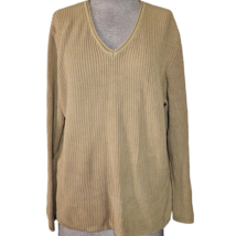 Silk and Cotton Blend Sweater Size XL - £27.69 GBP