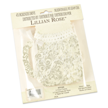 Lillian Rose Set of 4 Lace Glass Wraps GM13614 - $29.81