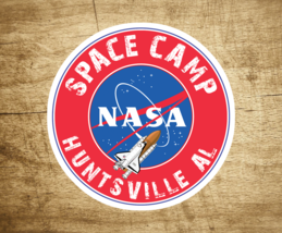 NASA Space Camp Sticker Decal Huntsville Alabama Space Shuttle Rocket 3&quot; - £4.14 GBP