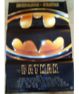 TIM BURTON :MICHAEL KEATON,JACK NICHOLSON (BATMAN) ORIG,1989 TEASER POSTER - $139.02 CAD