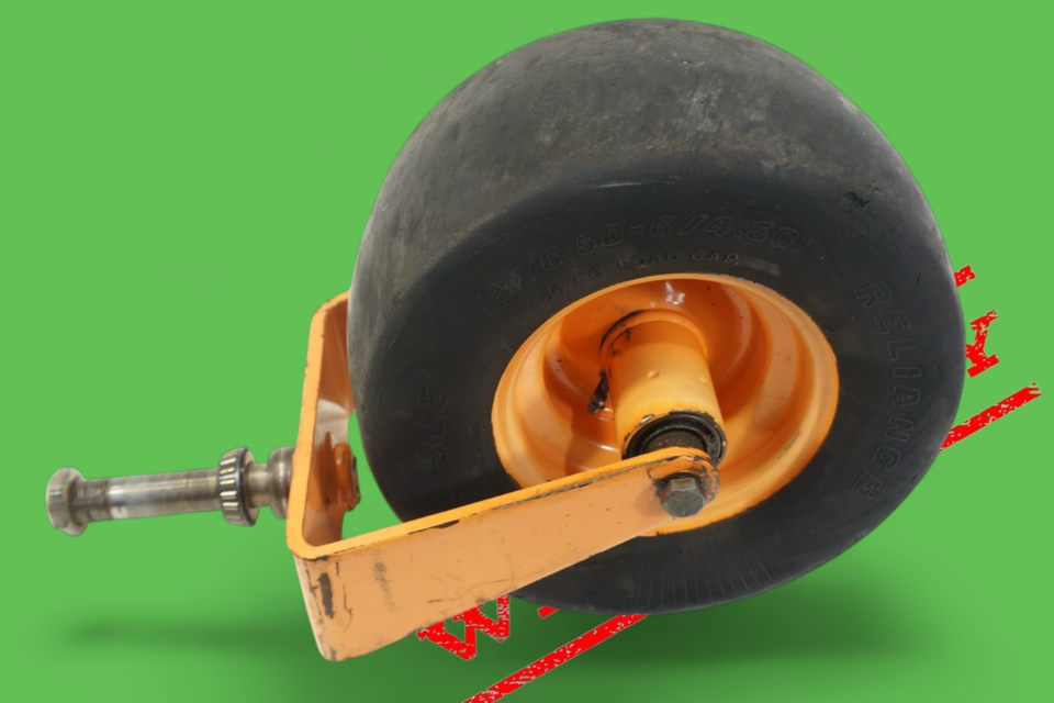 Scag Turf Tiger 3722 zero turn mower steering front caster wheel yoke mo... - $158.87