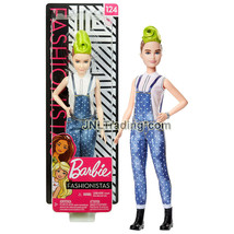 Year 2018 Barbie  Fashionistas #124 Caucasian Petite Doll FXL57 Mohawk Hairstyle - £23.42 GBP