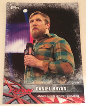 Daniel Bryan Retirement Trading Card WWE 2016  #21 - £2.32 GBP