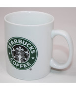 Starbucks Coffee Mug 2006 Classic White &amp; Green Siren Mermaid Logo Small... - $8.09