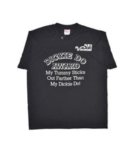 Vintage Dickie Do Award Humor Graphic T Shirt Mens L Single Stitch Comedy - $19.29