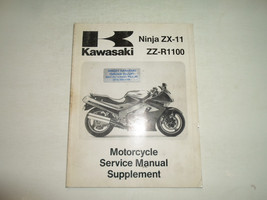 1990-1993 Kawasaki Ninja ZX-11 ZZ-R1100 Motorcycle Service Manual Supplement x - £55.09 GBP