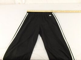 Adult Women&#39;s Adidas Black White 3 Striped Workout Stretching Yoga Pants... - €13,04 EUR