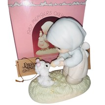 Precious Moments 1987 Figurine Feed My Sheep Collector’s Club PM-871 - £13.96 GBP