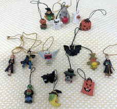 17 Miniature Halloween Resin Ornaments Spooky Harry Potter Skull Cat Witch Bat - £13.13 GBP