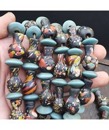 BELLE ANCIENNE bouteille en mosaïque VERRE vintage ANTIQUE BEADS - $1,160.17 MXN