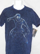 Men&#39;s T-Shirt Black Panther Size Small &amp; Medium Tie Dye Blue NEW Marvel Comics - £13.11 GBP