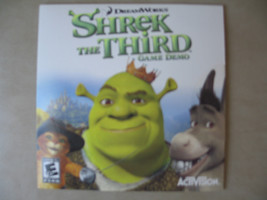 NEW 2007 DreamWorks Shrek The Third Game Demo CD-Rom Activision Rated E - £5.07 GBP