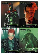 DC Comics Batman Forever Movie 4 Trading Card Uncut Promo Sheet Fleer Ultra 1995 - £2.39 GBP