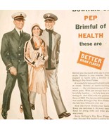 1930 Kellogg&#39;s Pep Bran Flakes Cereal Advertisement Breakfast Foods HM2H  - $41.13 CAD