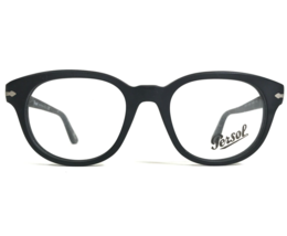 Persol Eyeglasses Frames 3052-V 9000 Matte Black Square Thick Rim 50-20-140 - £95.33 GBP