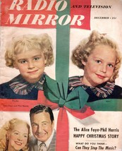 Radio Mirror Magazine December 1949 The Alice Faye Phil Harris Happy Chr... - $1.75