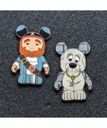 Pirates of the Caribbean Disney Pins: Dog with Keys and Pirate Vinylmation - £31.37 GBP