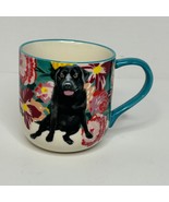 ANTHROPOLOGIE SWEET RUBY DOG Mug Jay McClellan Studio Black Lab Labrador - $28.38