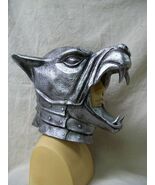 Silver Throne Mask The Hound Dog Game of Sandor Clegane Warrior Armor He... - $83.18 CAD