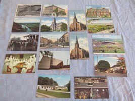 Lot Vtg 16pc Pennsylvania PA Postcards Nanticoke Sunbury Pottsville Bloomsburg - £49.66 GBP