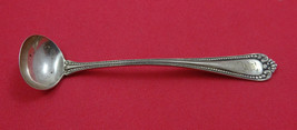 Number 4 Four by Wallace Sterling Silver Mustard Ladle Original 4 1/2&quot; - £61.36 GBP