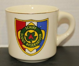 Vintage Boy Scouts Of America Schiff Scout Reservation Coffee Mug Cup BS... - $18.81