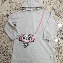 H&amp;M Toca Life hoodie Sweatshirt Girls size 8/10 grey tunic dog hooded ja... - £30.37 GBP